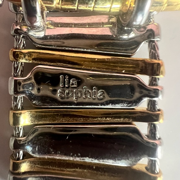 Lia Sophia Faux Turquoise and Gold Jewelry Set Vintage - Picture 8 of 9